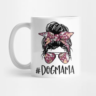 Messy Bun Dog Mom Dog Lover Mug